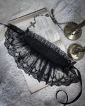'BLACK DOVE' Half Bonnet