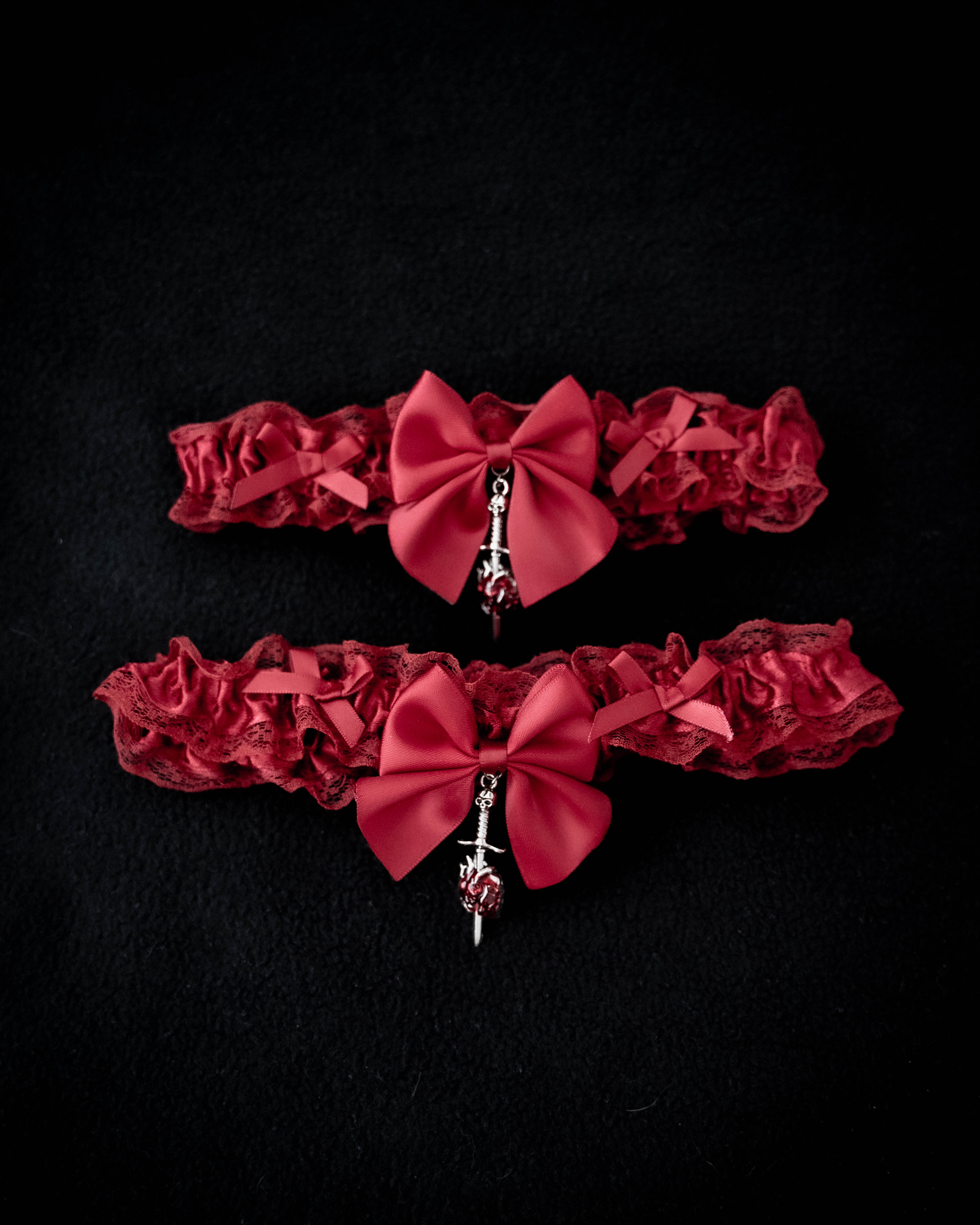 'BLEEDING LOVE' Garters